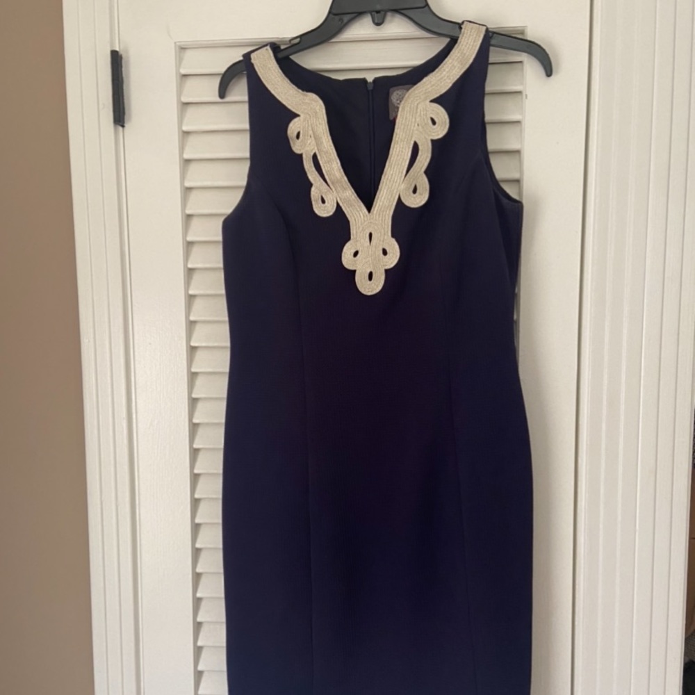 Vince Camuto Navy Dress